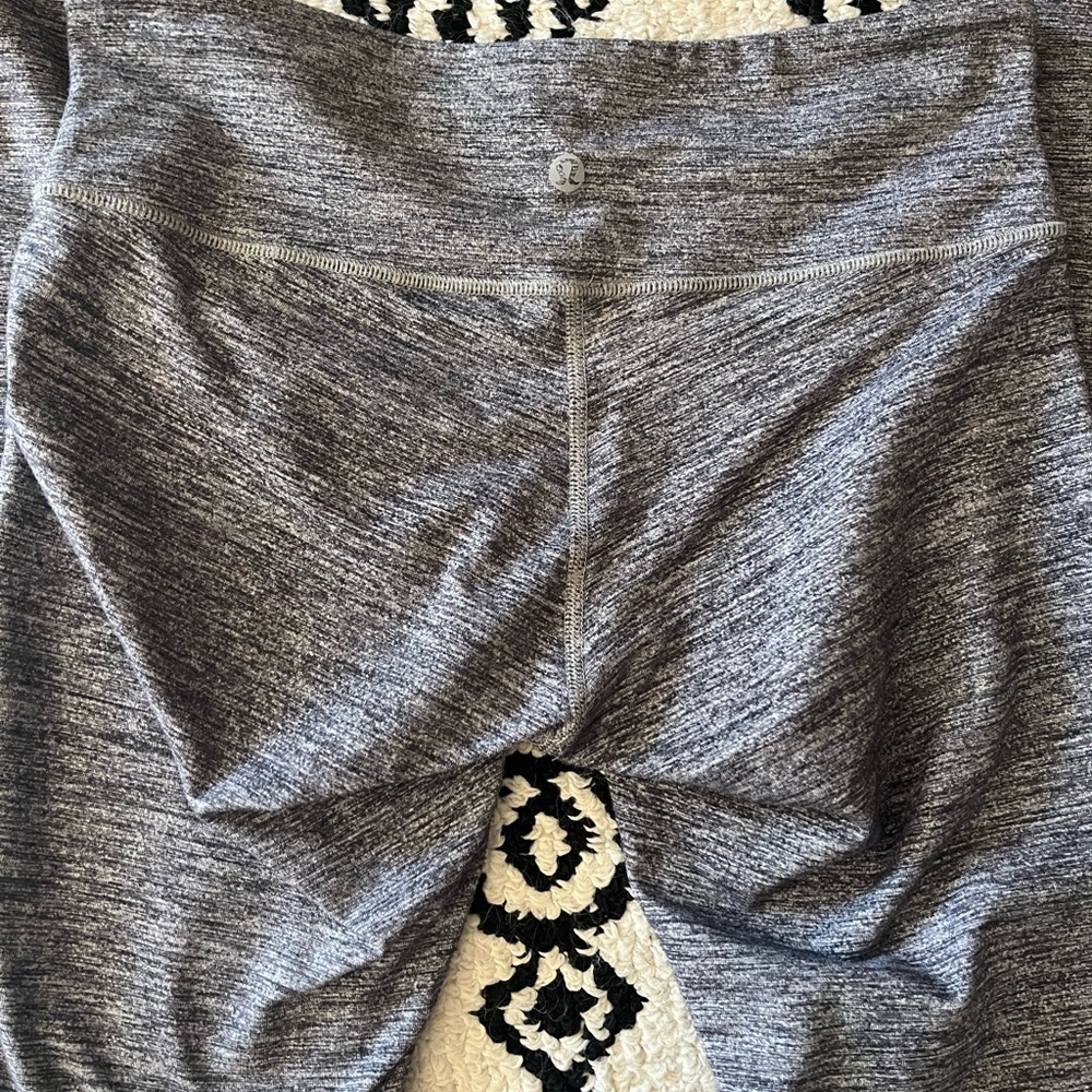 lululemon athletica Heather Gray High-Rise Leggings